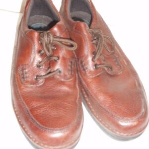 Men's NUNN BUSH Brown Leather Oxfords 11 M Lace Up